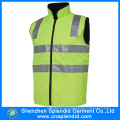 Vêtements de travail personnalisés Hi Vis Fluorescence Green Safety Reflective Vest